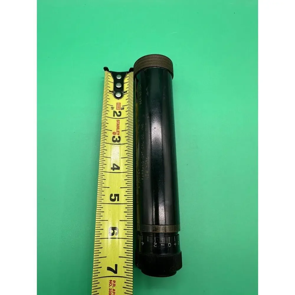 VINTAGE Optical Scope PROFESSIONAL Auxiliary TELESCOPE Farrand Type 60 LENS